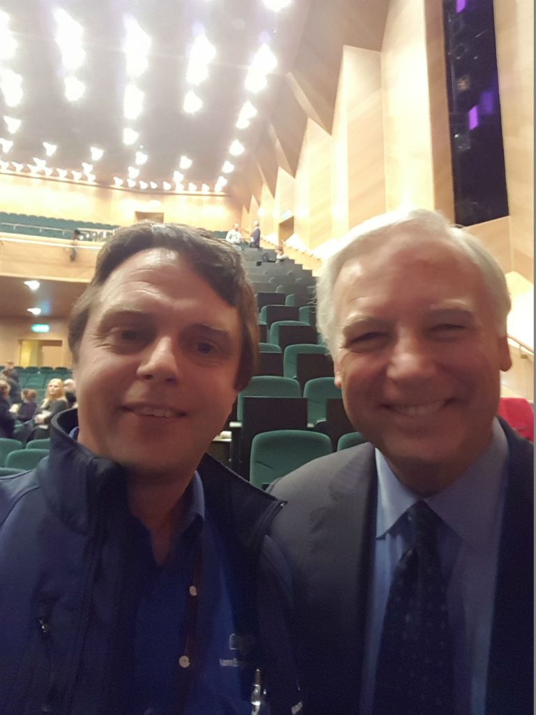 Managing Director Rolf Fuhrmann & Jack Canfield at the Pendulum Summit 2017 Dublin